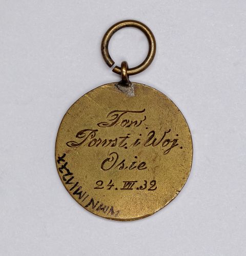 Medal Towarzystwa Powstańców i Wojaków: Osie 24.VII.32 r.